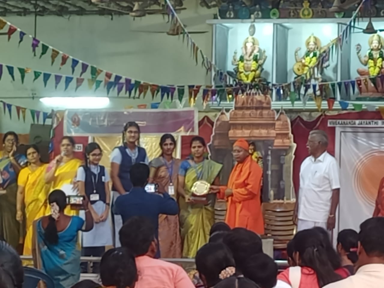 In the VIVEKANANDA Jayanthi  competition conducted by VIVEKANANDA SCHOOL Thiruvotriyur.