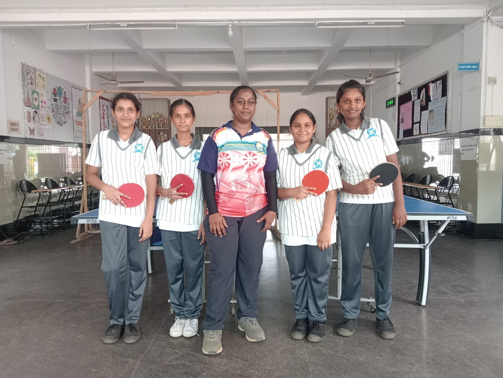 TABLE TENNIS ZONAL WINNERS GIRLS-U-17 -SINGLES/DOUBLES