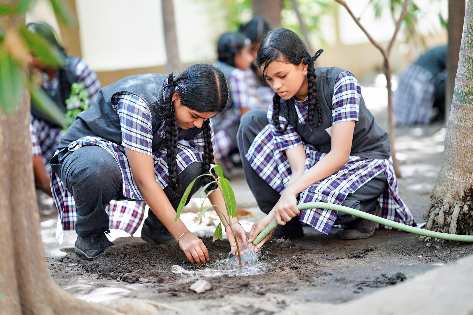 Students exploring nature and learning beyond classrooms